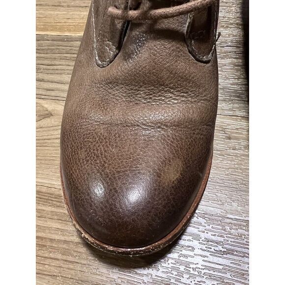 Kork Ease Women's Leather Lace-Up Heeled Helene Ankle Booties Brown Size 6.5 - Picture 11 of 13